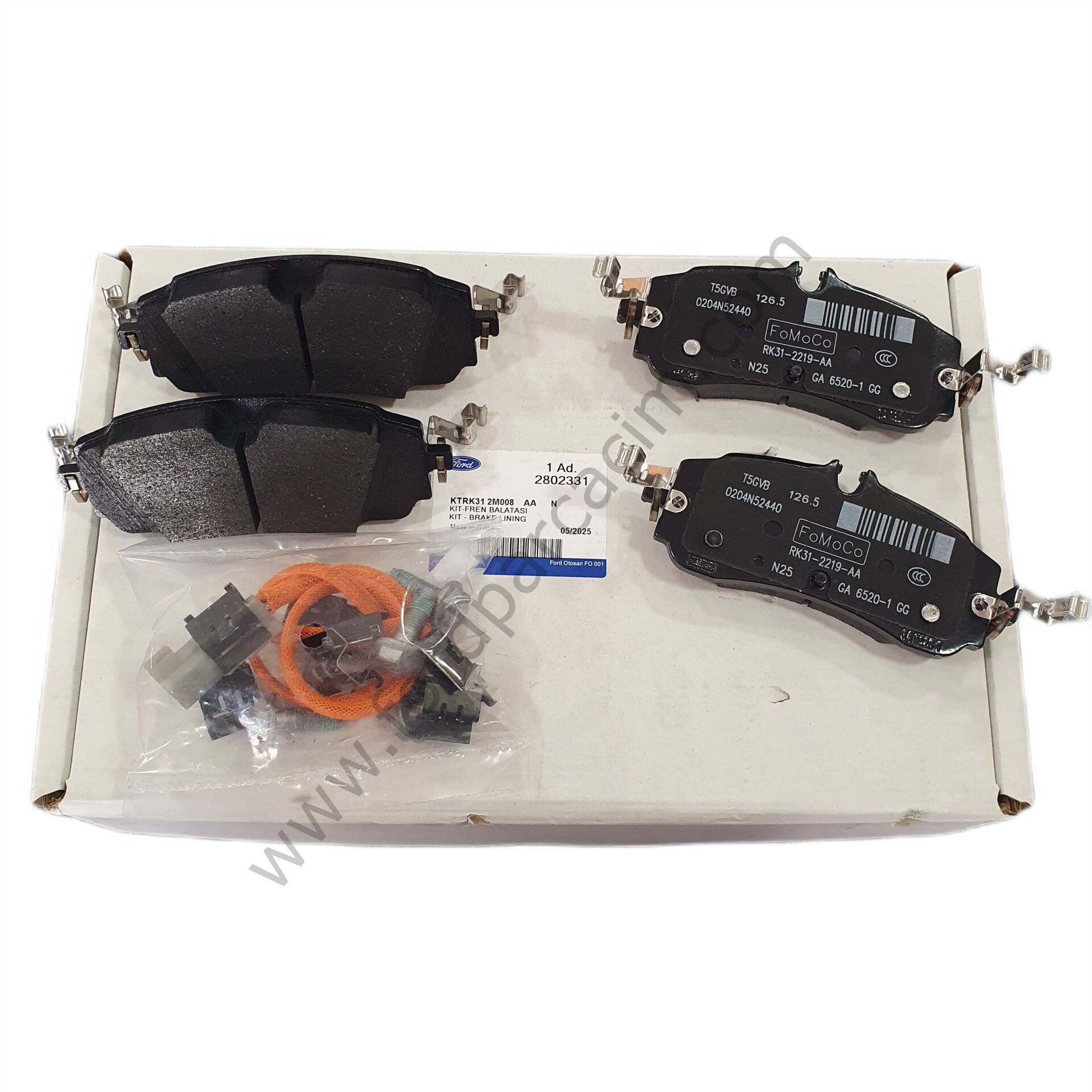 Transit Arka Fren Balatası 2024 Sonrası Modeller İçin ORJİNAL