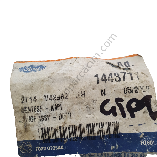 Connect Arka Kapı Menteşesi Arka Çift Kapılı Modeller İçin 2002-2013 Arası ORJİNAL