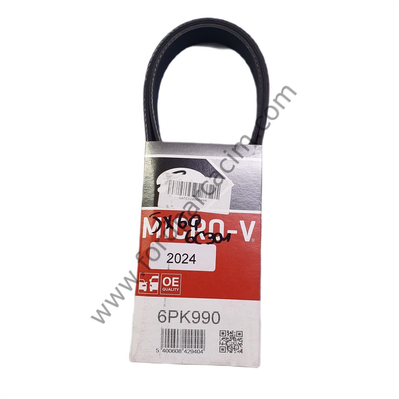 Kuga V Kayışı 6PK990-995 1.5 Dizel 2020 Sonrası Modeller İçin GATES