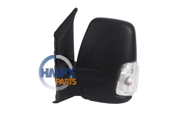 Transit Dış Dikiz Aynası Komple Sol 2014-2019  Arası Katlanmaz Beyaz Sinyalli Modeller İçin İTHAL