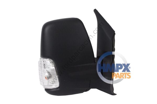 Transit Dış Dikiz Aynası Komple Sağ 2014-2019  Arası Katlanmaz Beyaz Sinyalli Modeller İçin İTHAL