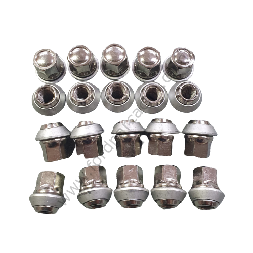 Focus 2-3-4 Bijon Somunu Çelik Jant Krom Yüksüklü 20 Adet 2006 Sonrası Modeller İçin İTHAL