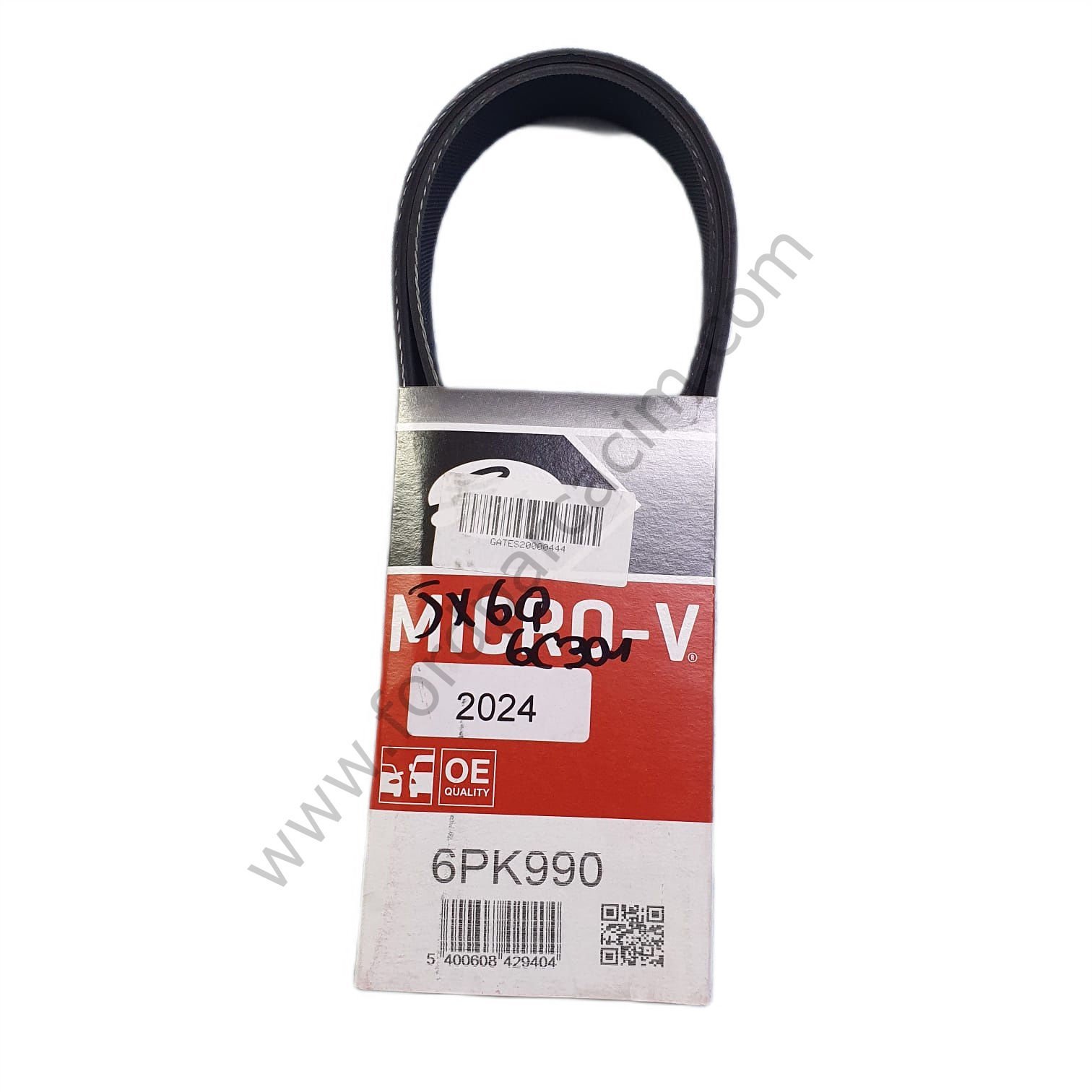 Focus V Kayışı 6PK990 1.5 Ecoblue 2018 Sonrası Modeller İçin GATES JX6Q 6C301 AA