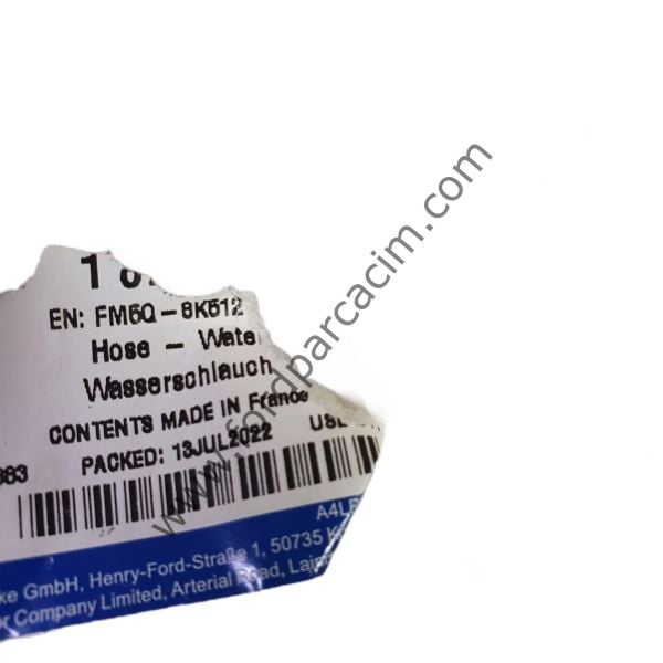 C-Max Devirdaim Su Hortumu Blok Su Borusu 2015-2018 Arası EURO 6  1.5 Dizel Modeller İçin ORJİNAL