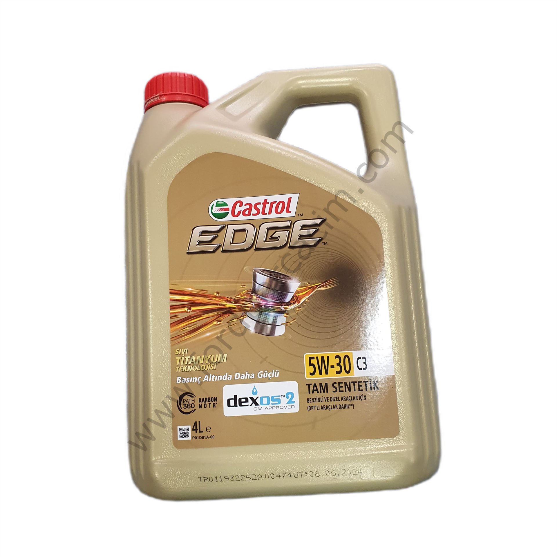 5W30 MOTOR YAĞ 4LT DPFLİ CASTROL EDGE