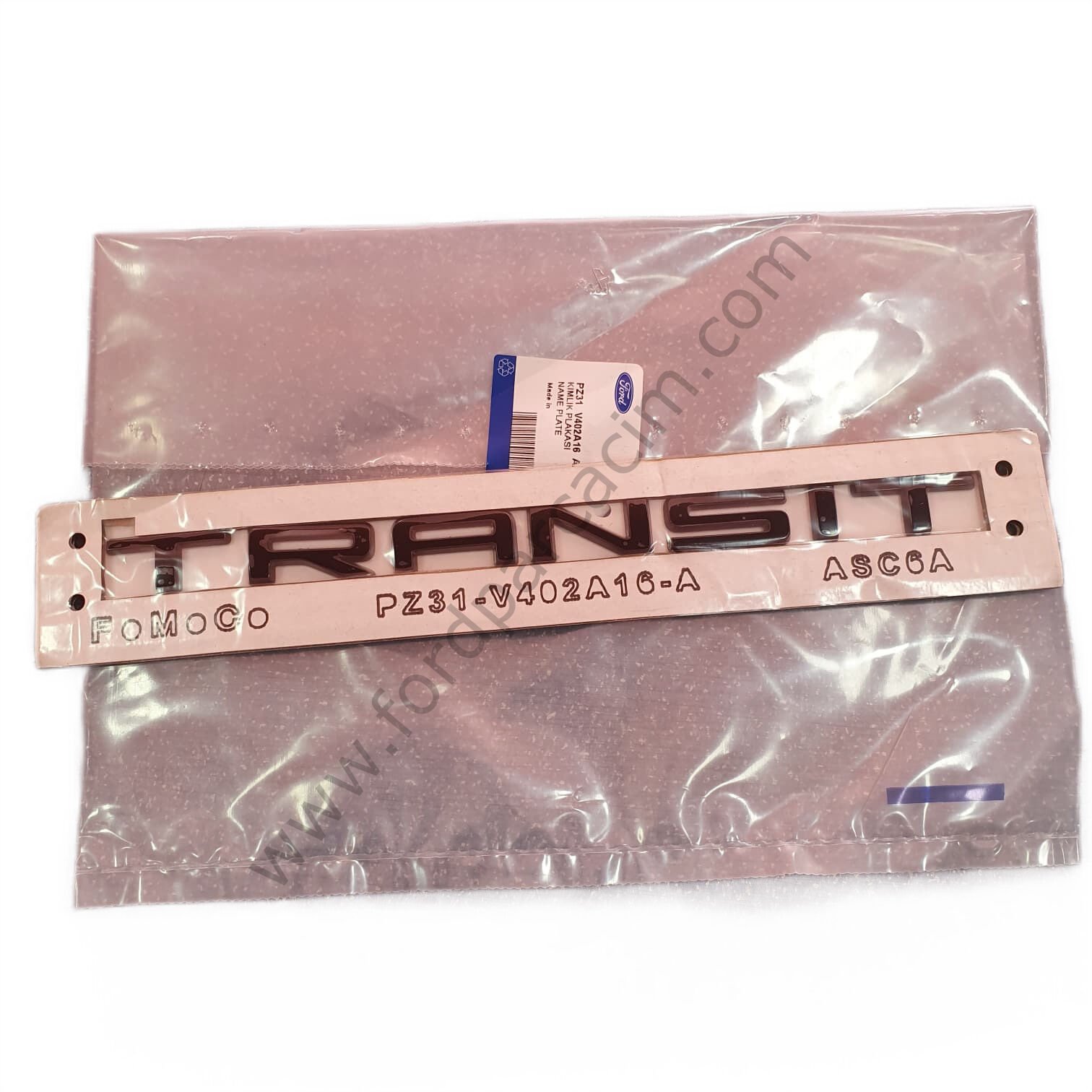 Transit Yazısı Courier 2023 Sonrası Modeller İçin SİYAH  ORJİNAL
