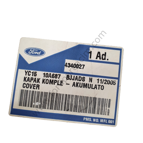 TRANSIT (V184) KAPAK KOMPLE - AKUMULATOR  YC15 10A687 BKJADS