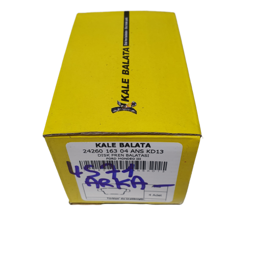 Mondeo Arka Balata 2004-2006 Arası Modeller İçin KALE