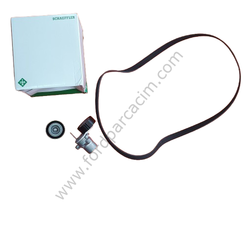 Focus 3  V Kayış Seti 1.0 Motor - V Kayış Gergisi - Avare Bilya - V-Kayış 6PK1502-6PK1503 2012-2018 Arası Modeller İçin İNA