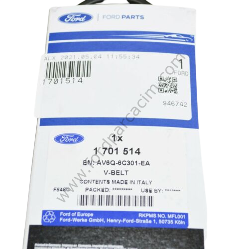 Focus 3 V Kayışı Dizel 6pk962-6pk965 2013-2017 Arası Modeller İçin ORJİNAL