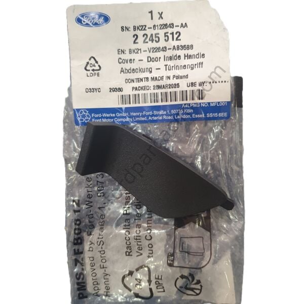 Custom Ön Kapı İç Açma Kolu İç Kapağı Sol 2013-2018 Arası Modeller İçin ORJİNAL