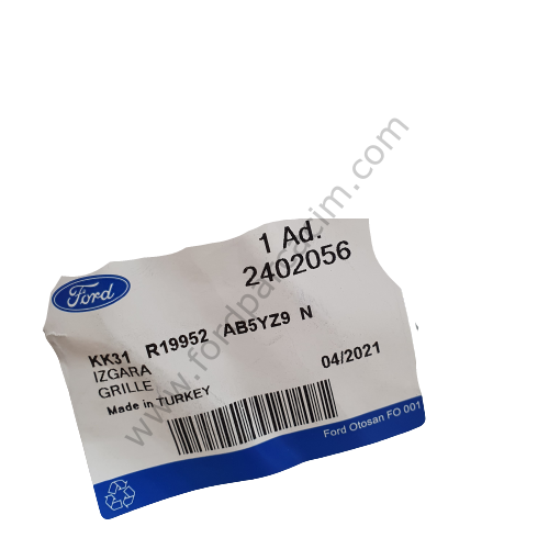 Transit Sağ Sis Far Çerçevesi Sissiz 2019 Sonrası Modeller İçin ORJİNAL