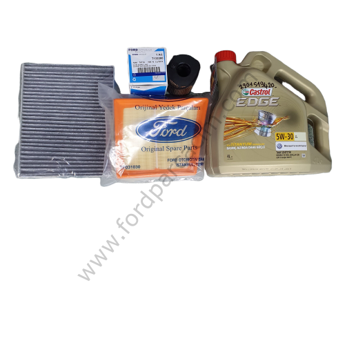 Courier 1.5/1.6 TDCİ Dizel Bakım Seti 2014-2018 Arası Modeller İçin CASTROL MAZOTSUZ
