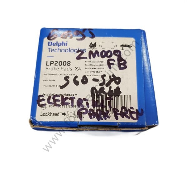 Kuga Arka Fren Balatası 2008-2012 Arası Modeller İçin DELPHİ ELEKTRİKLİ PARK FREN TİP