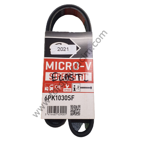 C-Max V Kayışı 1.6 Benzinli KLİMALI 6PK1030ELAST 2010-2018 Arası Modeller İçin GATES AM5Q 6D314 AA , AM5Q 6C301 EA