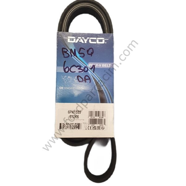 Focus - C-Max V Kayışı 2011-2015 1.6 Ecoboost Modeller İçin 6PK1555 DAYCO
