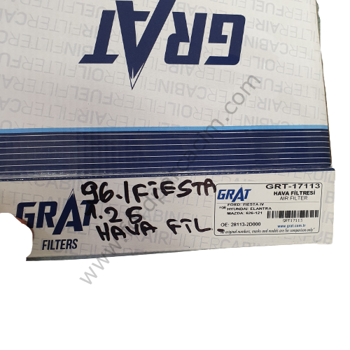 Fiesta Hava Filtresi 1.25 Zetec 1996-2001 Arası Modeller İçin İTHAL