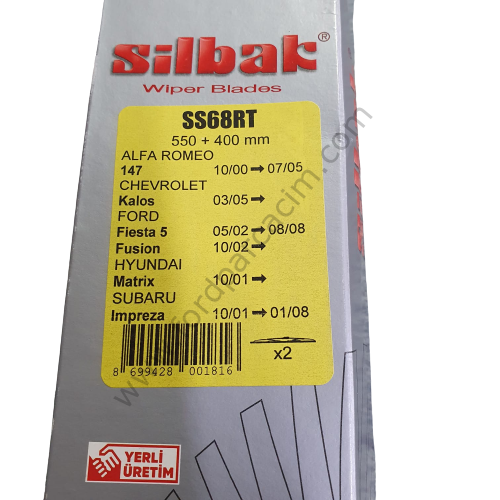 Fiesta Ön Silecek DEMİR TİP 2002-2007 Arası Modeller İçin YERLİ