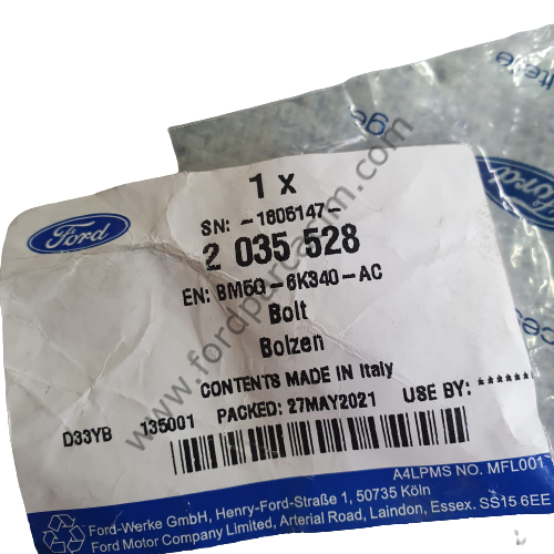C-Max Grank Kasnak Civatası 1.6 Benzinli 2003-2018 Arası Modeller İçin ORJİNAL
