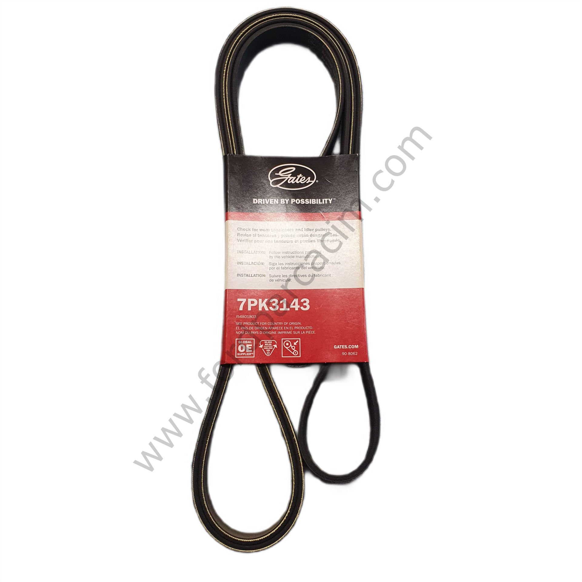 Ranger V Kayışı 2.2 2012 Sonrası Modeller İçin 7PK3143 GATES