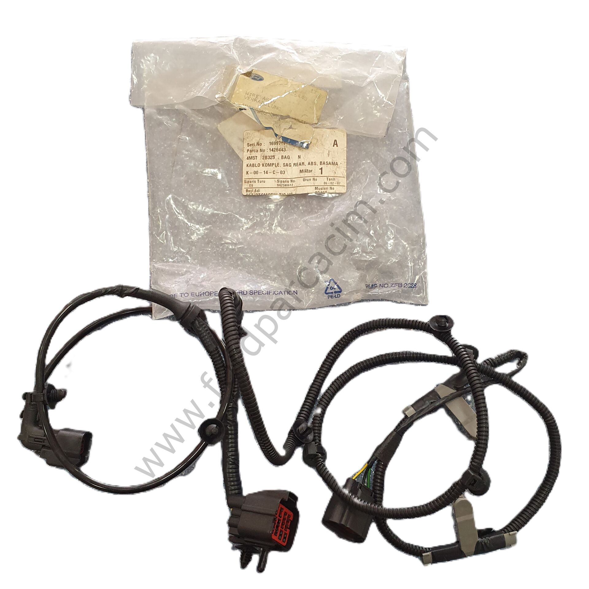 Focus 2 Arka Sağ Abs Kablosu 2006-2011 Arası Modeller İçin ORJİNAL