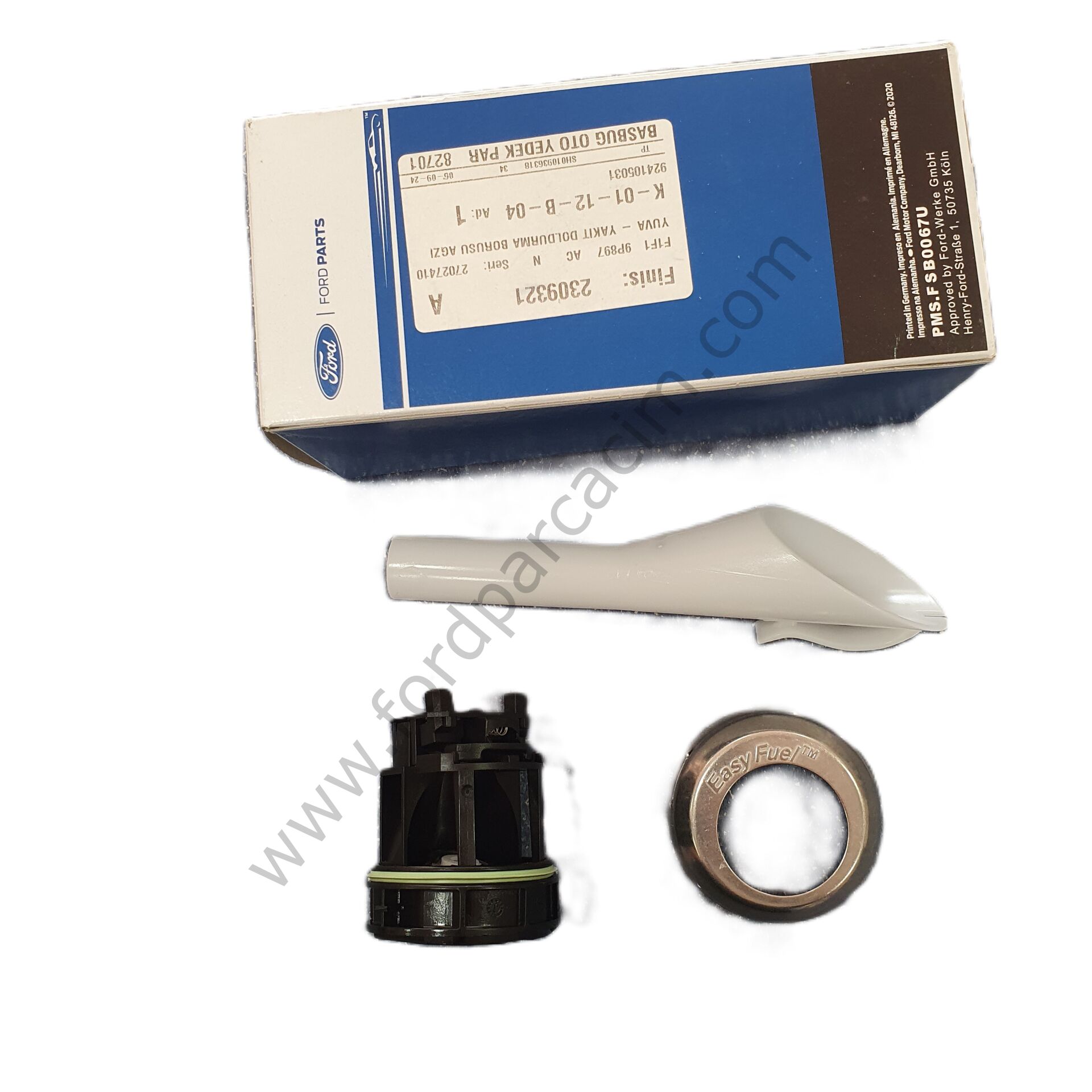 Fiesta Yakıt Depo Doldurma Yuva Ve Huni Seti Benzinli 2013-2017 Arası Modeller İçin ORJİNAL