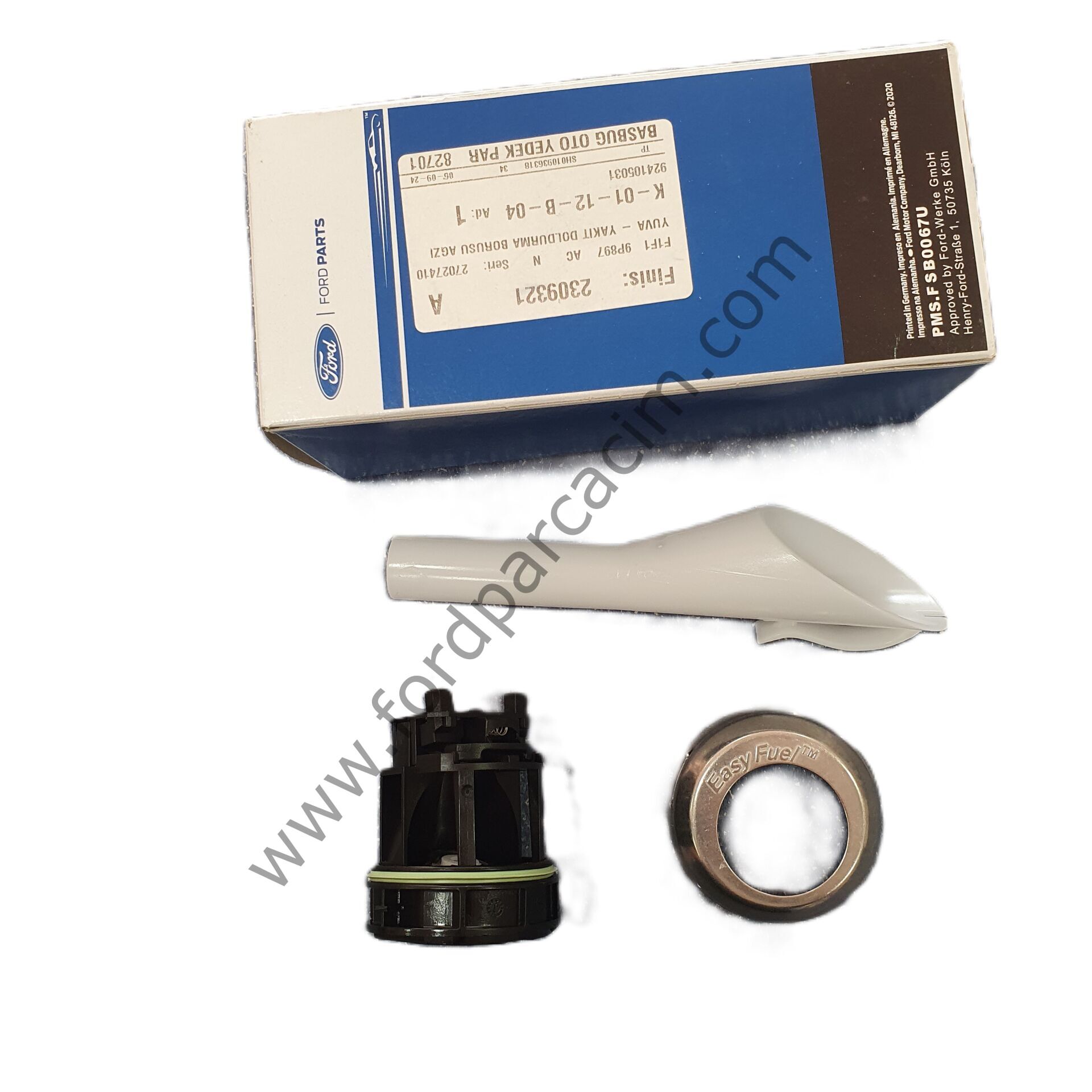 Fiesta Yakıt Depo Doldurma Yuva Ve Huni Seti Benzinli 2018 Sonrası Modeller İçin ORJİNAL