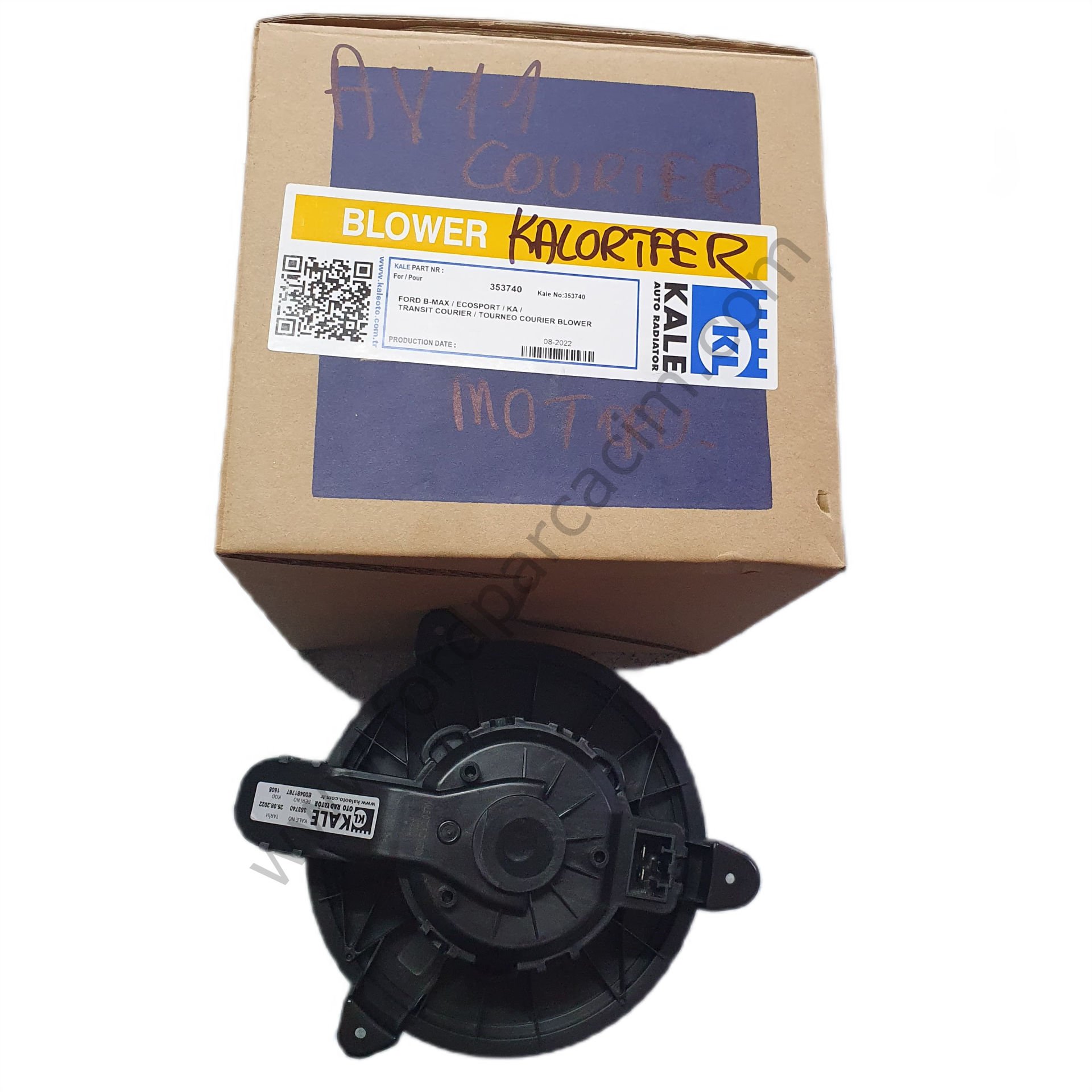 Courier Kalorifer Motoru 2014 Sonrası Modeller İçin KALE