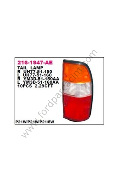 Ranger Stop Lambası Sol 3 Renk 1998-2001 Arası Modeller İçin DEPO