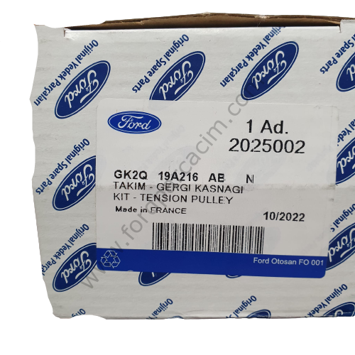 Transit V Kayış Avare Bilyası 2.0 Ecoblue 2019 Sonrası Modeller İçin ORJİNAL